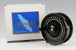 Islander Canada The Arla LA Saltwater Tarpon fly reel – 4.5” dia ventilated reel, c/w line -