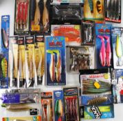 Mixed Selection of Fishing Lures: All New in makers boxes various sizes to include Savage Gear,