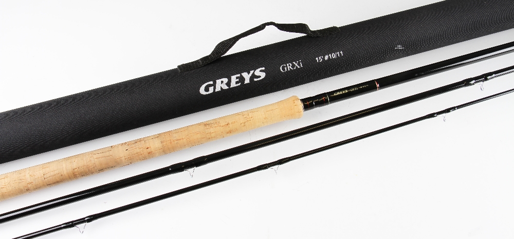 Greys of Alnwick GRXi carbon salmon fly rod: 15ft 3pc - line 10/11# - with Fuji style lined butt