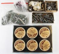 Fishing Weights and Line, Gudebrod G string spinning and casting line 6 reels of 50 yards test 20lbs