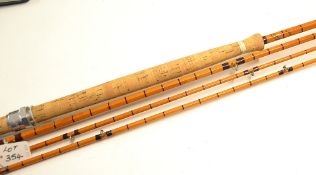 Hardy The Wye palakona salmon fly rod Ser no H88055 – 12ft 6in 3pc with spare tip – agate lined butt