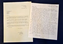 Richard Walker Letters 1983 (2) – late 1983 and 9th Dec 1983 – hand written and typed and both