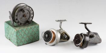 2x Ambidex spinning reels and one other (3)- S Allcock & Co The No.2 Felton Crosswind spinning
