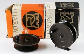 Hardy The Uniqua reel, 3.75” L or RHW with U shape line guide, 2 screw release latch c/w MOB
