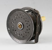 Carter & Co South Moulton St London alloy wide drum salmon fly reel: 4
