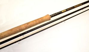 Bruce and Walker “Walker Powerlite” hand built carbon salmon fly rod: 12ft 3pc - line 7-9# - Fuji