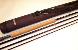 Fine Scierra HM2 carbon salmon travel fly rod – 14ft 4pc – line 10# - anodised screw locking reel