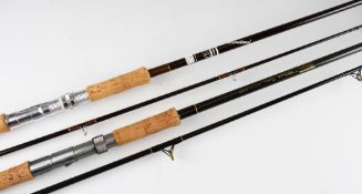 2x unused Shakespeare spinning rods: “Sigma Supra 1515” 9ft 10in (3m) 2pc – casting wt 30-40 - fully