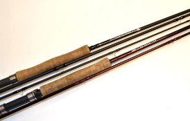 2x American Wild River carbon trout fly rods (2): Silver Creek “Wild River” 11ft 2pc carbon fly rod,