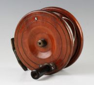 Scarce Cogswell and Harrison “The Sportic” ocean pattern style Nottingham wooden and brass star back