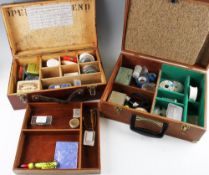 Fly Fishing line: All contained in a 2 wooden boxes together with other accessories (2)
