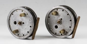 2x matching Flick’ Em alloy trotting reels - Allcock Perfection Flick Em and Modarcom – London “