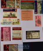 2003/04 Manchester Utd FA Cup tickets homes WHU/Fulham, Manchester City aways Aston Villa,