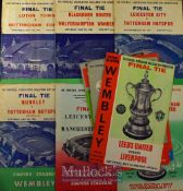 Selection of FA Cup final match programmes 1959, 1960, 1961, 1962, 1963, 1964, 1965, 1966, 1967