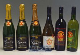 Manchester United Bottles of Champagne includes ~Lanson~ 750ml bottles at 12.5% ~Brut~ (3), plus ~