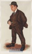 Sir George Rowland Hill (1855-1928) President of Rugby Football Union Vanity Fair Print: Dated Feb 1