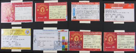 1998/99 Manchester Utd premier league match tickets homes v West Ham Utd, Nottingham Forest, Derby