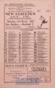 1950/51 New Brighton v Mansfield Town Division 3 (N) match programme at the Tower Grounds. Fair.