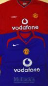 2000/02 Manchester United Home Football Shirt size L, together with 2x 2002-2004 away football