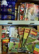 Quantity of Assorted Football Memorabilia from the 1950s onwards includes, Charles Buchan~s and