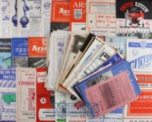 Selection of 1950~s football programmes to include 1950/51 Spurs v Sheffield Wednesday, Charlton