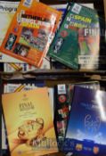 Selection of European Final Football Programmes modern from recent years, in very good condition