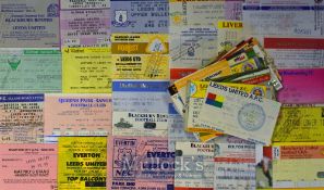 Selection of 1960s-2016 Leeds United Football Match Tickets appear aways and includes 1960 Aston