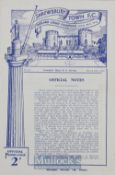 1948/49 Shrewsbury Town v Peterborough Utd Midland League football programme 26 March 1949 match
