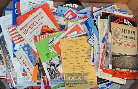 Quantity of Assorted 1960s Football Programmes with a wide variety of items included 1966 Manchester