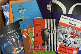 Good collection 1970s onwards European Final Football Programmes also features some World Cup and