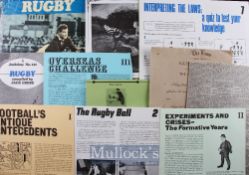 Rugby ‘Jackdaw’ No. 128 folder of reproductions: Quite scarce and sought-after, Jack Cross’ rugby