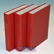 1998-99 All of England’s Rugby Programmes in bound red official album volumes (3): Beautifully