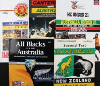 Australians in New Zealand Rugby Programme Selection: v New Zealand, 2nd Test, Christchurch, 1958 (