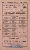 1950/51 New Brighton (final league season) v Hartlepools Utd match programme 26 August 1950 Division