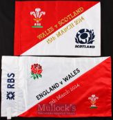 Very Rare President’s Presentation Touch Judge Flags (2): Each being one of just two made, and