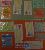 1979/80 Manchester Utd Division 1 match tickets homes WBA, Middlesbrough, Stoke City, Brighton,