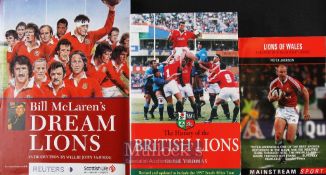 British Lions Rugby Book Selection: Bill McLaren’s Dream Lions, Clem Thomas’ History of the