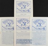 1947/48 Birmingham League match programmes Shrewsbury Town v Oswestry Town, Lye Town, Hereford