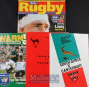 South Africa Rugby Selection (4): 1965, Programmes from the Springboks tour games at Canterbury