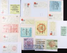 1976/77 Manchester Utd home league match tickets v Liverpool, Middlesbrough, Everton, Aston Villa,