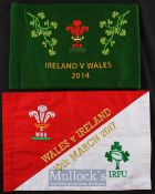 Very Rare President’s Presentation Touch Judge Flags (2): Each being one of just two made, exchanged