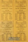 Selection of Wolverhampton Wanderers match programmes 1946/47 Huddersfield Town, Bolton Wanderers,