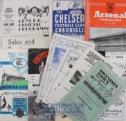 Selection of football programmes to include 1946/47 Reading v Grimsby Town (FAC), 1947/48