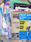 Selection of 1960s Testimonial Football Programmes to include 1961 Peterborough United v