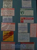 1988/89 Manchester Utd Division 1 match tickets homes (17) and aways (20); FA Cup homes QPR +