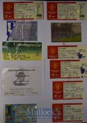 2002/03 Manchester Utd FA Cup match tickets homes Portsmouth, WHU, Arsenal; Worthington Cup match