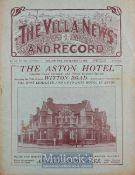 Pre-War 1928/29 Aston Villa v Liverpool 1 September 1928 match programme; also Aston Villa