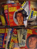 Mixed Selection of Football Ephemera to include trading cards, topical times cards, magazines,