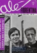 Scarce 1969/70 Fiorentina v Celtic (European Cup) Football Programme a large format programme from