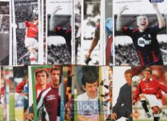 1990~s Manchester Utd postcard size player portraits/action featuring the Class of ~92 plus other